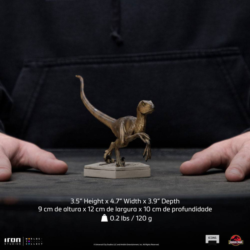 Jurassic World Icons Statue Velociraptor B 9 cm 9