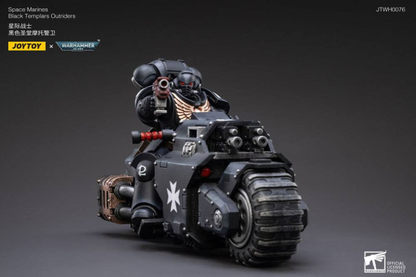 Warhammer 40k Vehicle 1/18 Black Templars Outrider Bike 22 cm 5