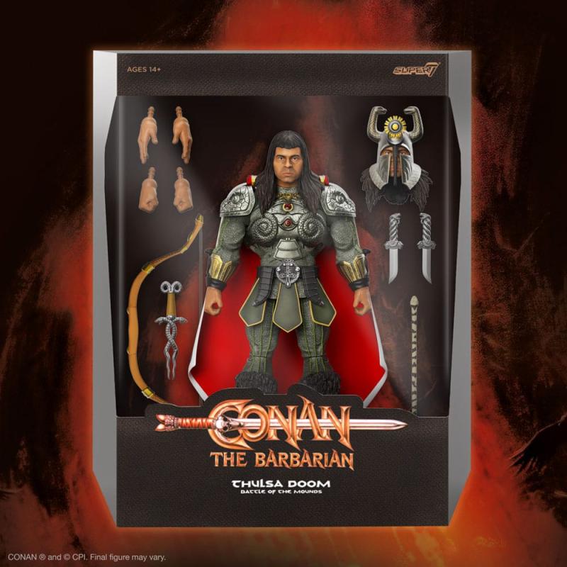 Conan the Barbarian Ultimates Action Figure Thulsa Doom (Battle  of the Mounds) 18 cm