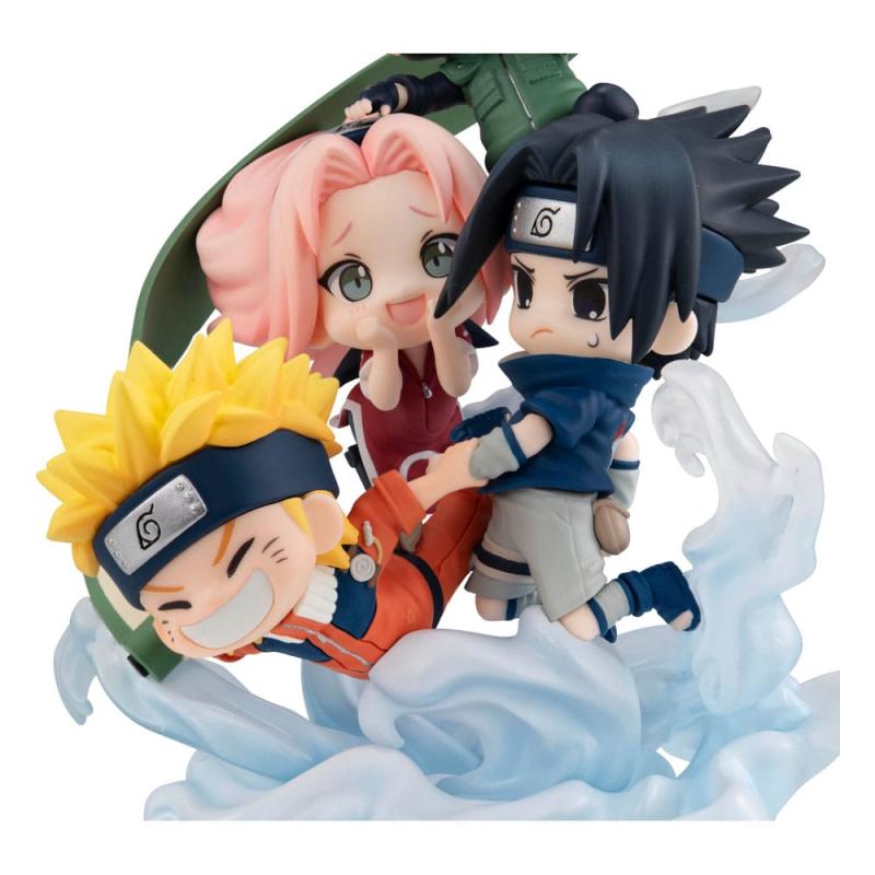 Naruto Shippuden FigUnity PVC Mini Statue Gather here, Team 7 13 cm 2