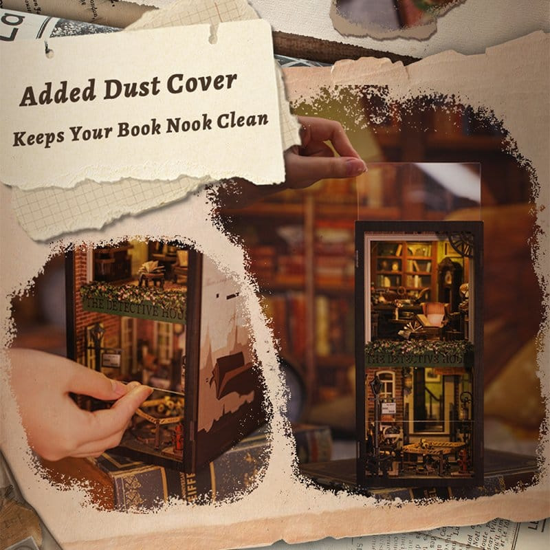 Book Nook Rose Detective Agency 23 x 11 cm 4