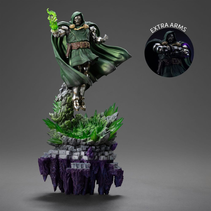 The Infinity Gauntlet Marvel Legends Diorama Statue 1/10 Doctor Doom Deluxe Edition 42 cm 7