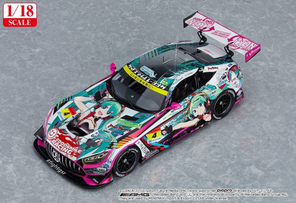 Hatsune Miku GT Project Vehicle 1/18 Good Smile Hatsune Miku AMG 2020 SUPER GT Okayama Test Ver. 26 1