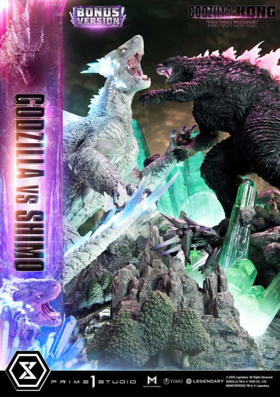 Godzilla x Kong: The New Empire Ultimate Diorama Masterline Series Statue Godzilla vs Shimo Bonus Ve 4
