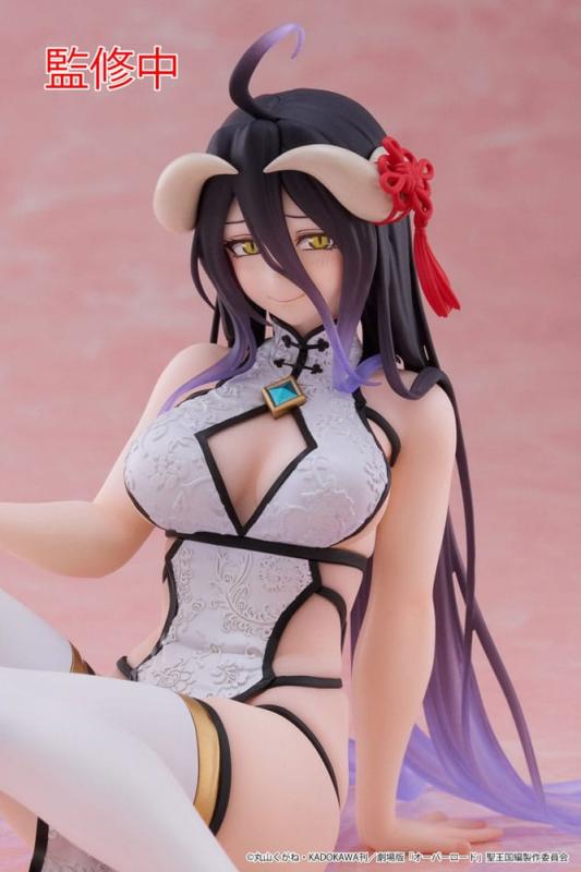 Overlord PVC Statue Desktop Cute Figure Albedo Chinese Dress Ver. 13 cm 4