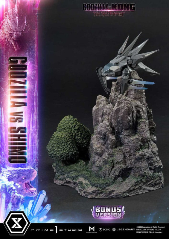 Godzilla x Kong: The New Empire Ultimate Diorama Masterline Series Statue Godzilla vs Shimo Bonus Ve 6