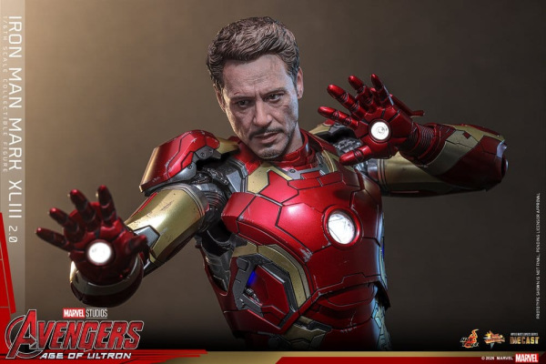 Avengers: Age of Ultron Movie Masterpiece Diecast Action Figure 1/6 Iron Man Mark XLIII (2.0) 32 cm 5