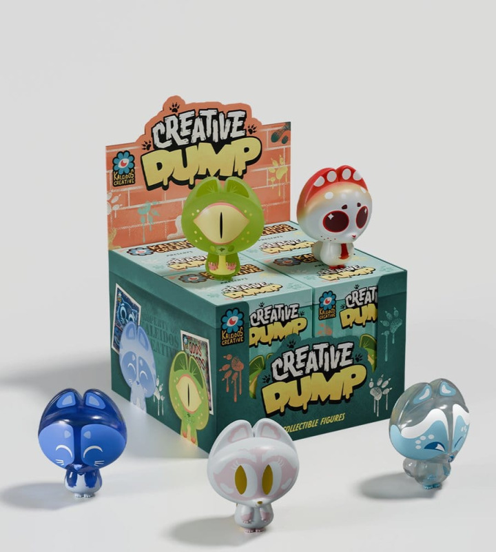 Creative Dump Mini Figures S1 7 cm Blind Box Display (4) 7