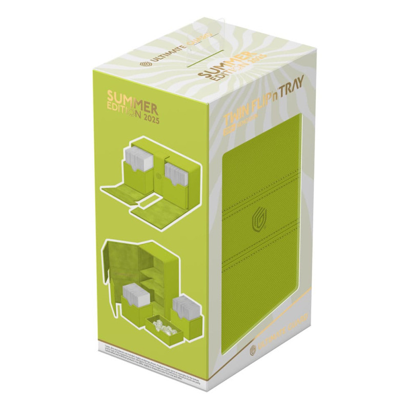 Ultimate Guard Twin Flip'n'Tray 200+ Xenoskin "Summer Edition 2025" - Lime 7