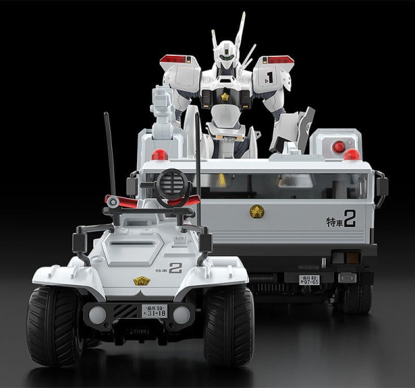 Mobile Police Patlabor Moderoid Plastic Model Kits 1/60 Type 98 Special Command Vehicle & Type 99 Sp 12