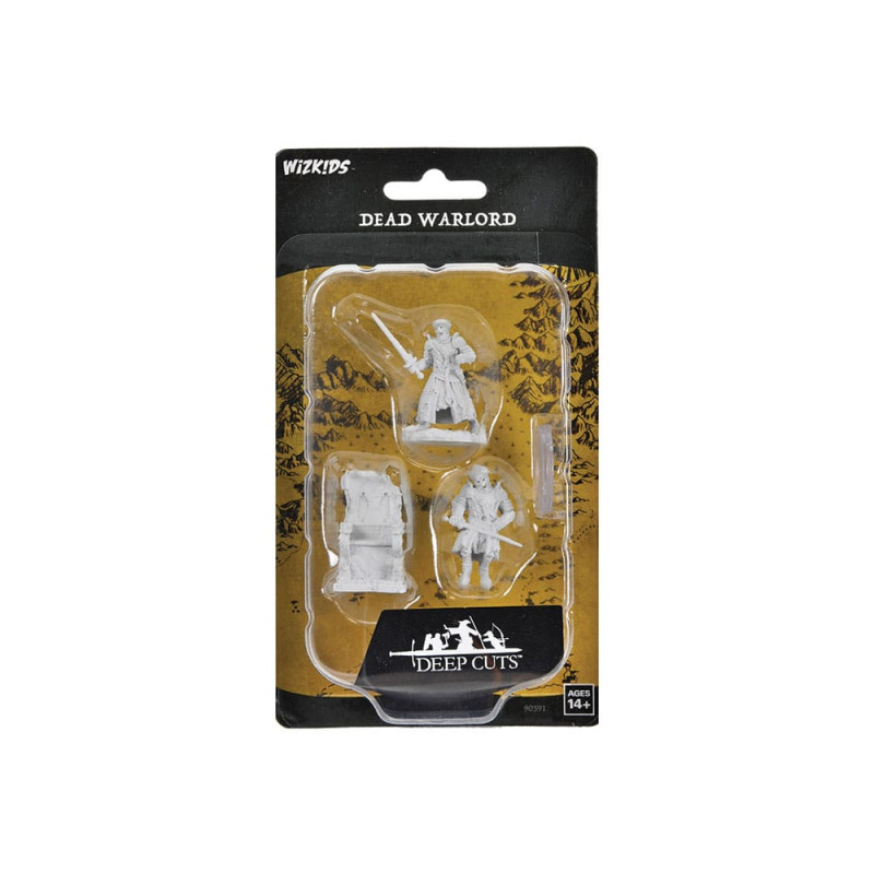 WizKids Deep Cuts Miniatures Unpainted Miniatures 2-Pack Dead Warlord 2