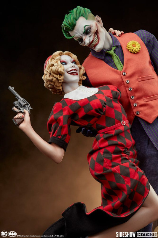 DC Comics Mythos Statue 1/5 The Joker and Harley Quinn: Lawless Love 41 cm 13