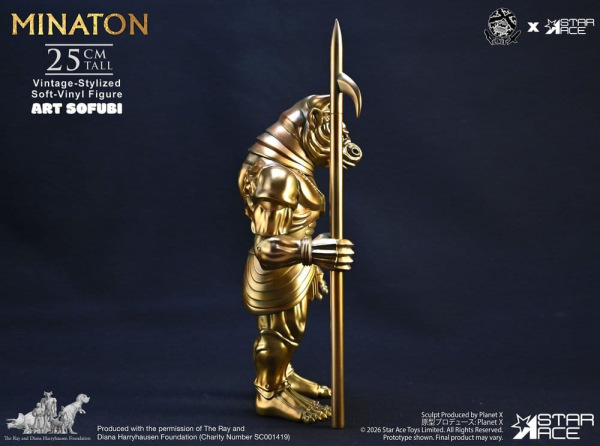 Ray Harryhausen Soft Vinyl Statue Minaton Vintage-Style 25 cm 6