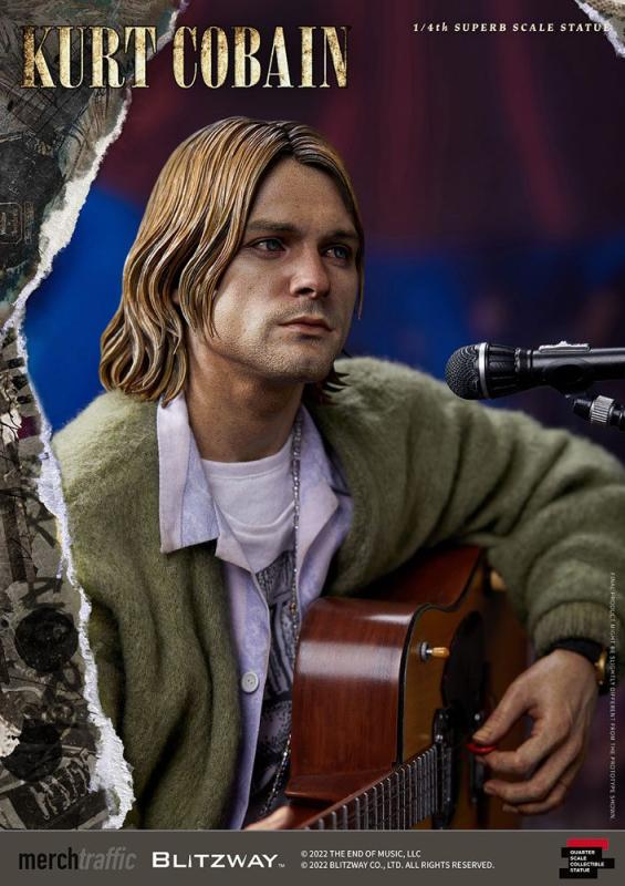 Kurt Cobain: Unplugged 1/4 Superb Scale Statue - Blitzway