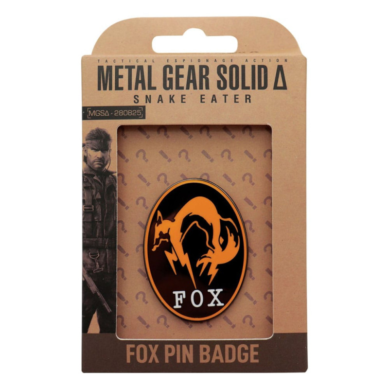 Metal Gear Solid Delta Pin Badge Fox Limited Edition 2