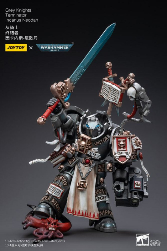 Warhammer 40k Action Figure 1/18 Grey Knights Terminator Incanus Neodan 13 cm 7