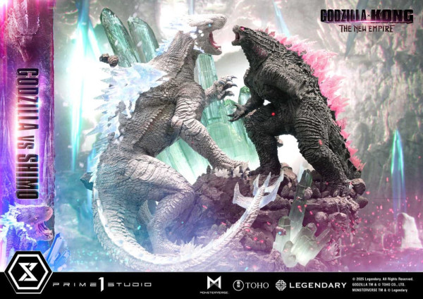 Godzilla x Kong: The New Empire Ultimate Diorama Masterline Series Statue Godzilla vs Shimo Bonus Ve 10