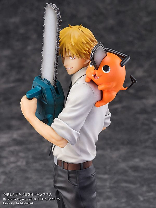 Chainsaw Man S-Fire PVC Statue 1/7 Denji & Pochita 24 cm 5