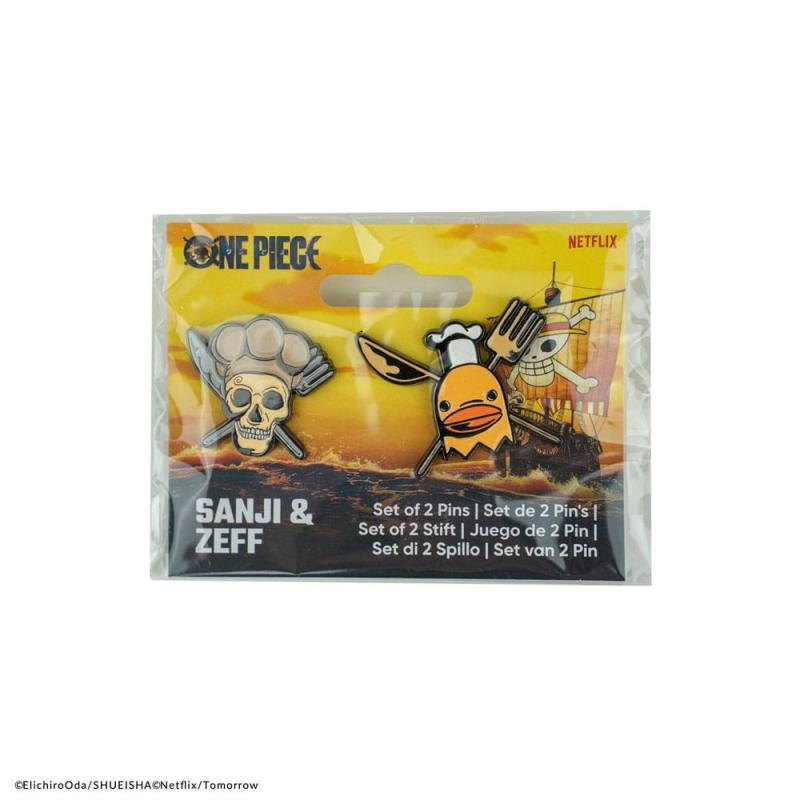 One Piece Pins 2-Pack Sanji & Zeff