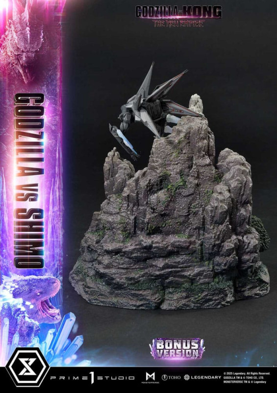 Godzilla x Kong: The New Empire Ultimate Diorama Masterline Series Statue Godzilla vs Shimo Bonus Ve 7