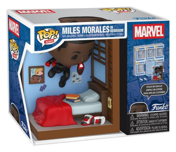 Marvel POP! Nooks Vinyl Diorama Miles in Bedroom 16 cm 1