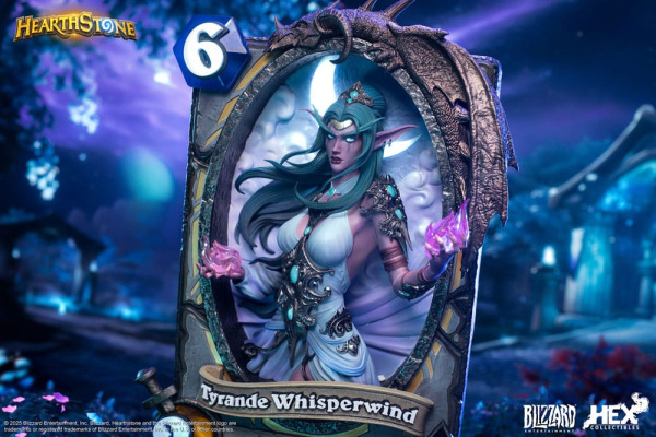 Hearthstone 3D Art Frame Statue Tyrande Whisperwind 31 cm 8
