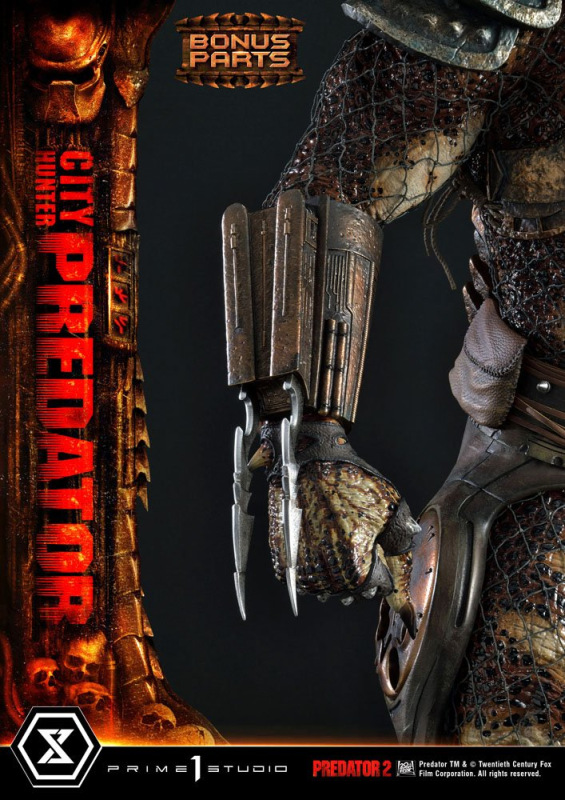 Predator 2 Museum Masterline Statue 1/3 City Hunter Predator Deluxe Bonus Version 105 cm 9