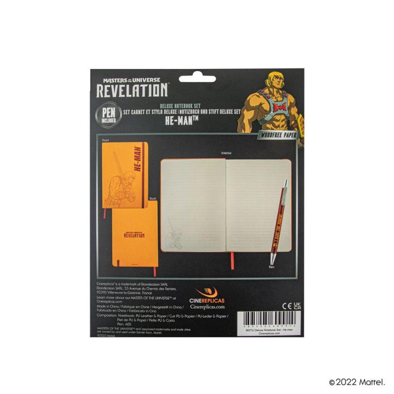 Masters of the Universe - Revelation: He-Man Notebook Set (notebook + pen) 3