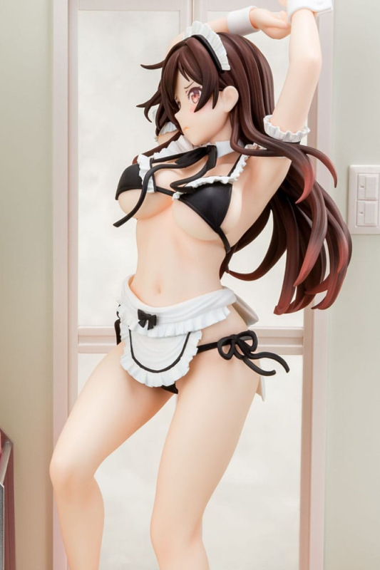 Rent-A-Girlfriend PVC Statue 1/6 Chizuru Mizuhara Maid Bikini ni Okigae 30 cm 5