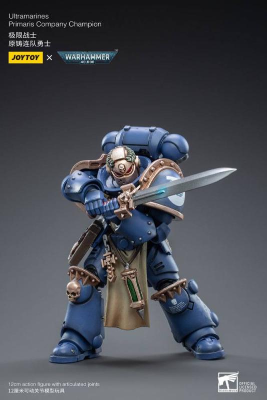 Warhammer 40k: Ultramarines Company Champion 1/18 Action Figure - Joy Toy (CN)