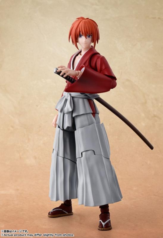 Rurouni Kenshin: Meiji Swordsman Romantic Story S.H. Figuarts Action Figure Kenshin Himura 13 cm