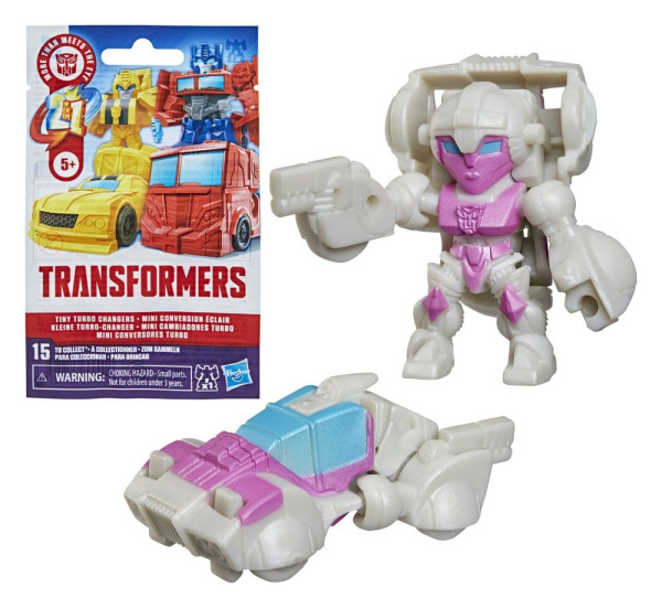 Transformers Mini Action Figures 4 cm Tiny Turbo Changers Blind Box Display (24) 13