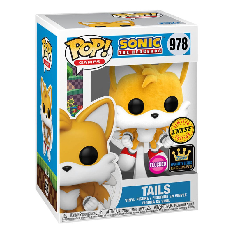Sonic The Hedgehog POP! Games Vinyl Figures Tails(Flying)(FL) w/CH 9 cm Assortment (6) 1