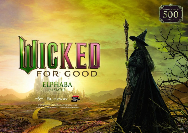 Wicked 2: For Good Superb Scale Statue 1/4 Elphaba 56 cm 6