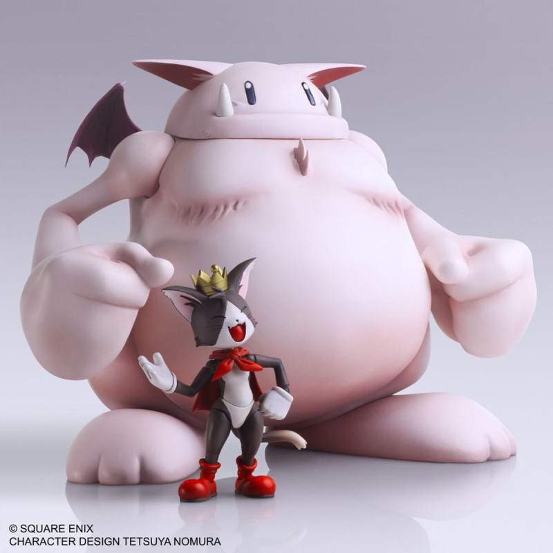 Final Fantasy VII Bring Arts Action Figure Set Cait Sith & Fat Moogle 8