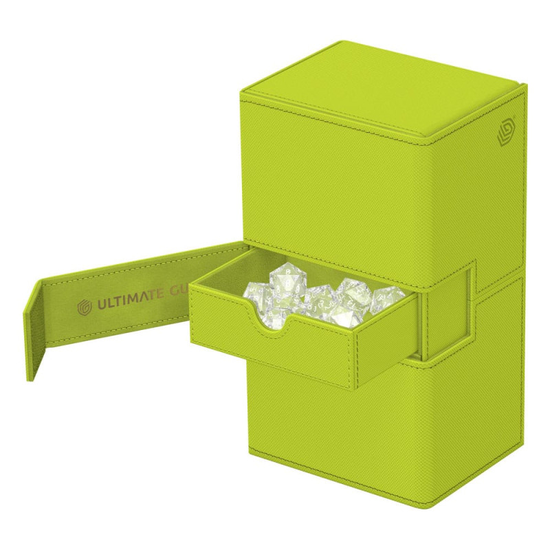 Ultimate Guard Twin Flip'n'Tray 200+ Xenoskin "Summer Edition 2025" - Lime 2