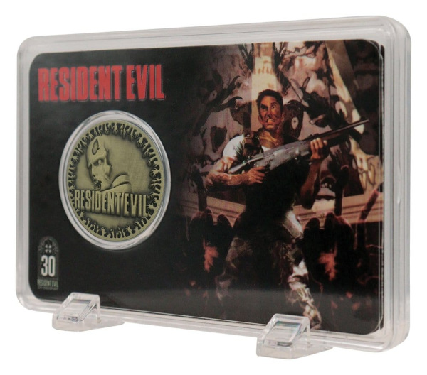 Resident Evil Collectable Coin 30th Anniversary Antique Brass 5