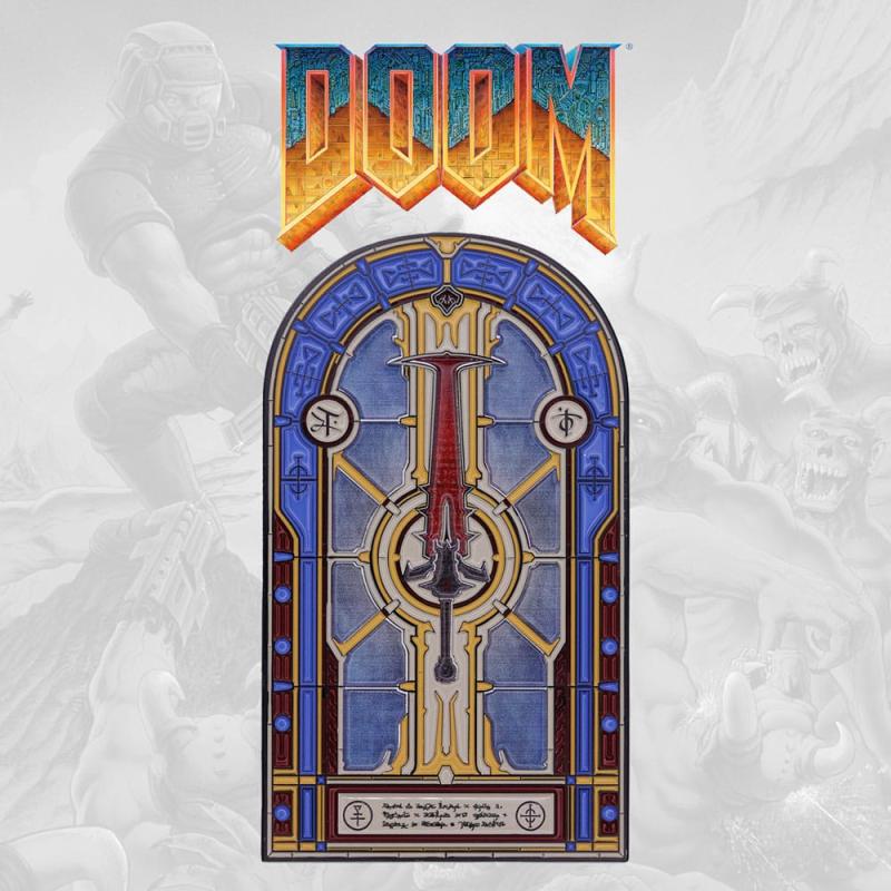 Doom Ingot Crucible Sword Stained Glass Limited Edition