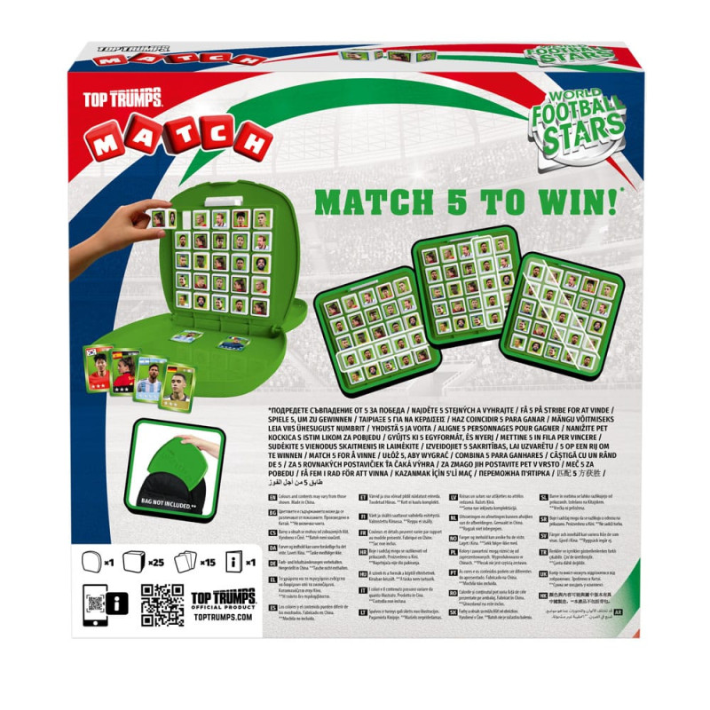 World football stars Top Trumps Match - The Crazy Cube Game Green Version 3
