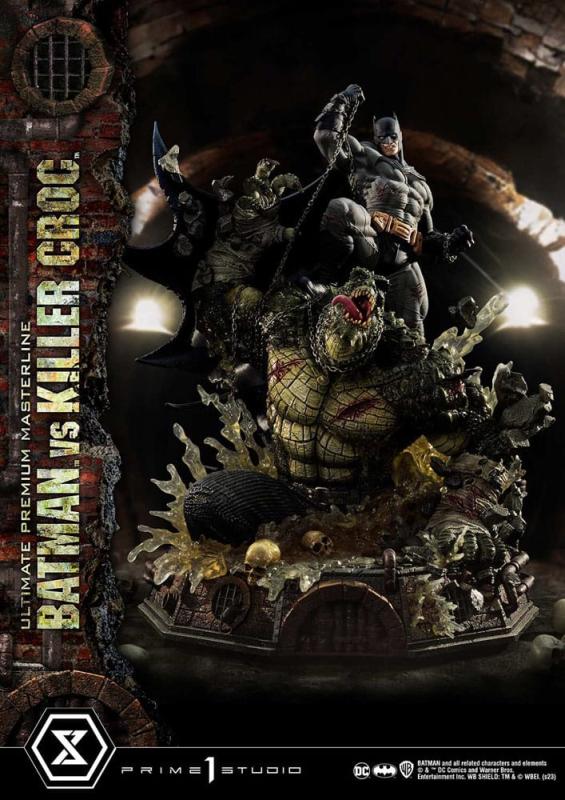 Batman: Batman Versus Killer Croc 71 cm Masterline Series Statue - Prime 1