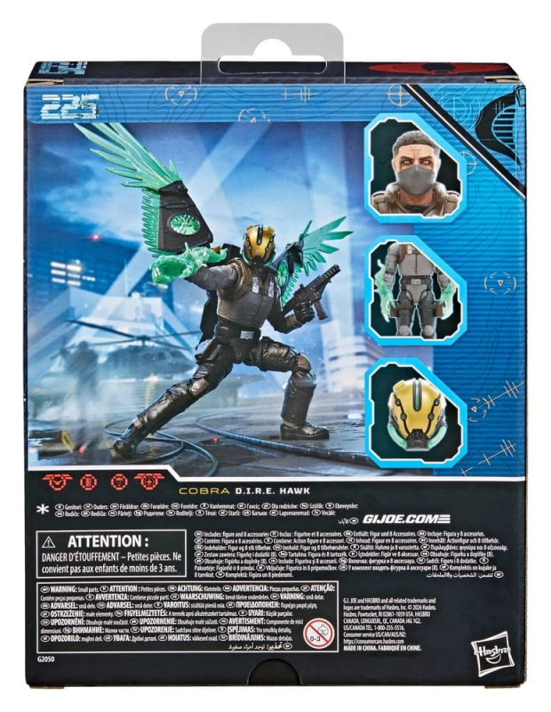 G.I. Joe Classified Series Action Figure #225 D.I.R.E. Hawk (Dread-Inducing Responsive Energy) 15 cm 14