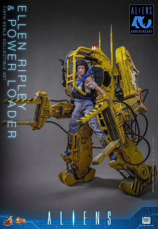 Alien Movie Masterpiece Figure Set 1/6 Ellen Ripley and Power Loader 52 cm 9