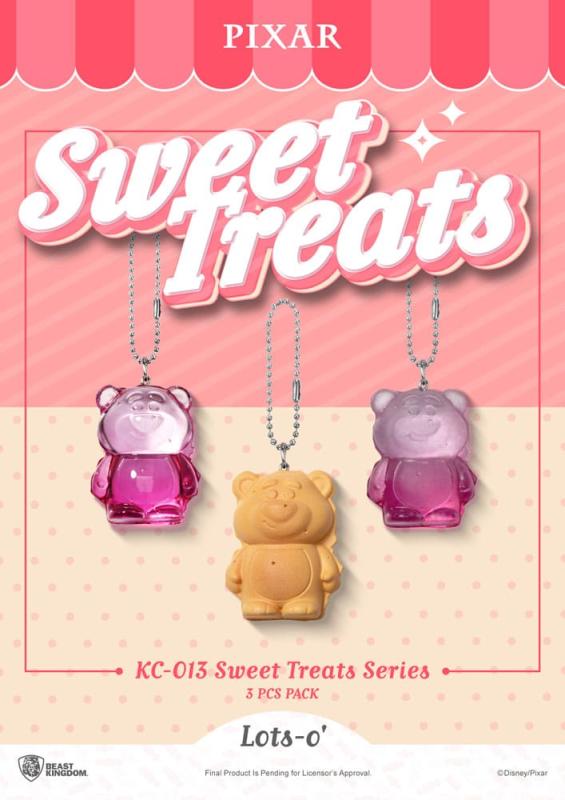 Pixar Sweet Treats Series Keychains 3-Pack 4 cm