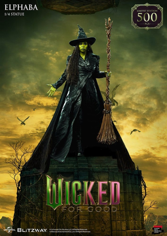 Wicked 2: For Good Superb Scale Statue 1/4 Elphaba 56 cm 5