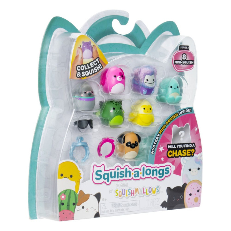 Squishmallows Squish-a-longs minifigures Set of 8 Series 2 Style 1 2,5 cm 2