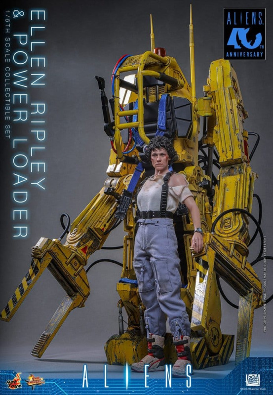 Alien Movie Masterpiece Figure Set 1/6 Ellen Ripley and Power Loader 52 cm 8