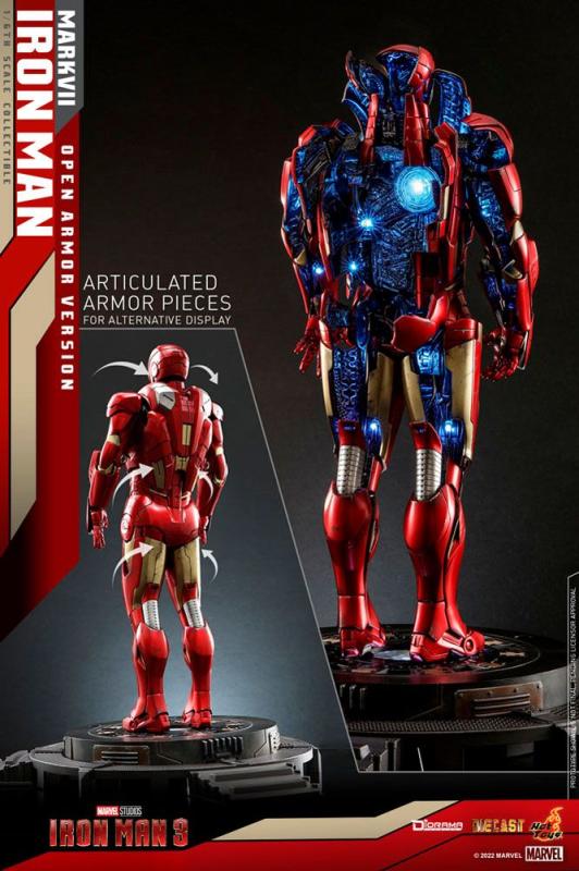 Iron Man 3 Diorama 1/6 Iron Man Mark VII (Open Armor Version) 32 cm