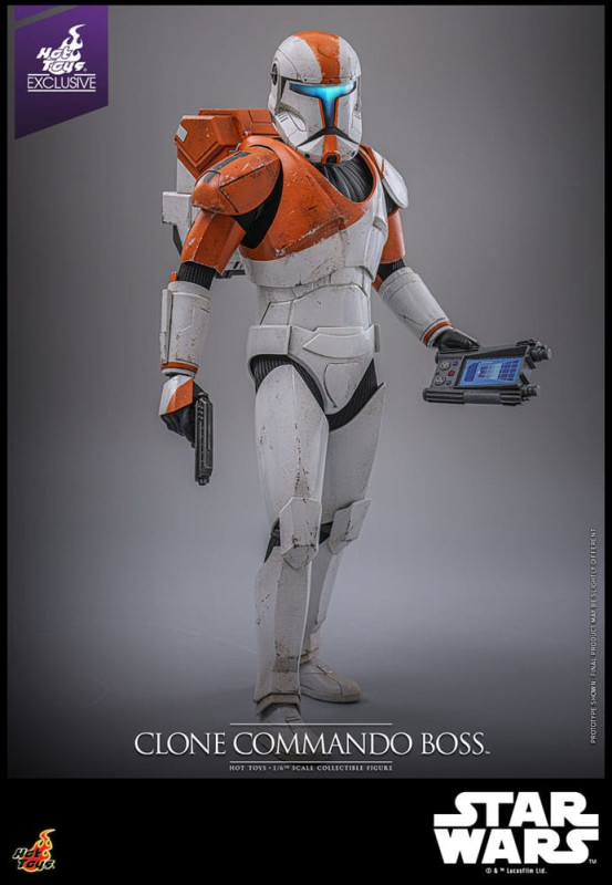 Star Wars: The Clone Wars Action Figure 1/6 Clone Commando Boss Hot Toys Exclusive 30 cm 7
