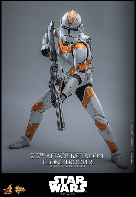 Star Wars: The Clone Wars Action Figure 1/6 212th Attack Battalion Clone Trooper Deluxe Version 30 c 4