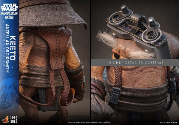 Star Wars: The Mandalorian & Grogu Life-Size Masterpiece Life-Size Figure Keeto (Anzellan Droidsmith 4